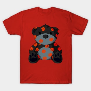 Pumpkin Pattern Teddy Bear T-Shirt